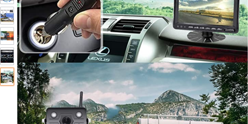 RV Backup Camera Project -AMTIFO A7 HD 1080P Digital Wireless Backup Camera with 7 Inch DVR Monitor